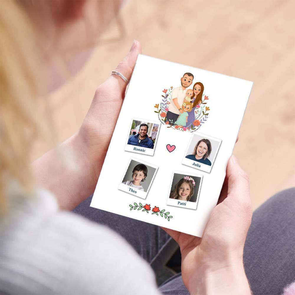 Personalizowana tablica ze zdjęciem dla rodziny, idealny prezent na Dzień Matki