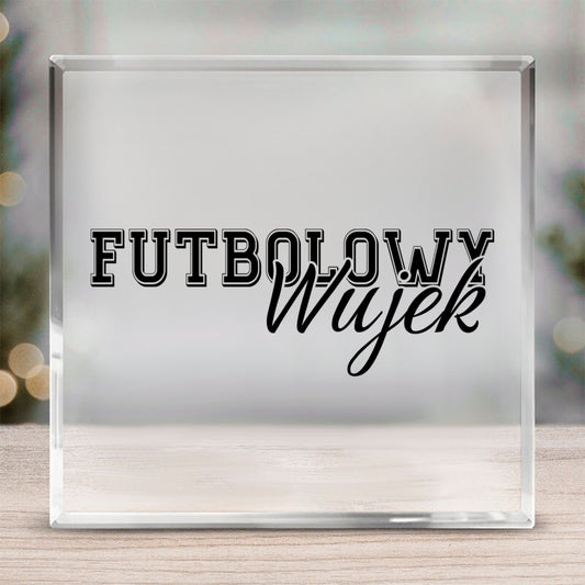 Prezenty Dla Fanów Piłki Nożnej Szkło kwadratowe Futbolowy wujek