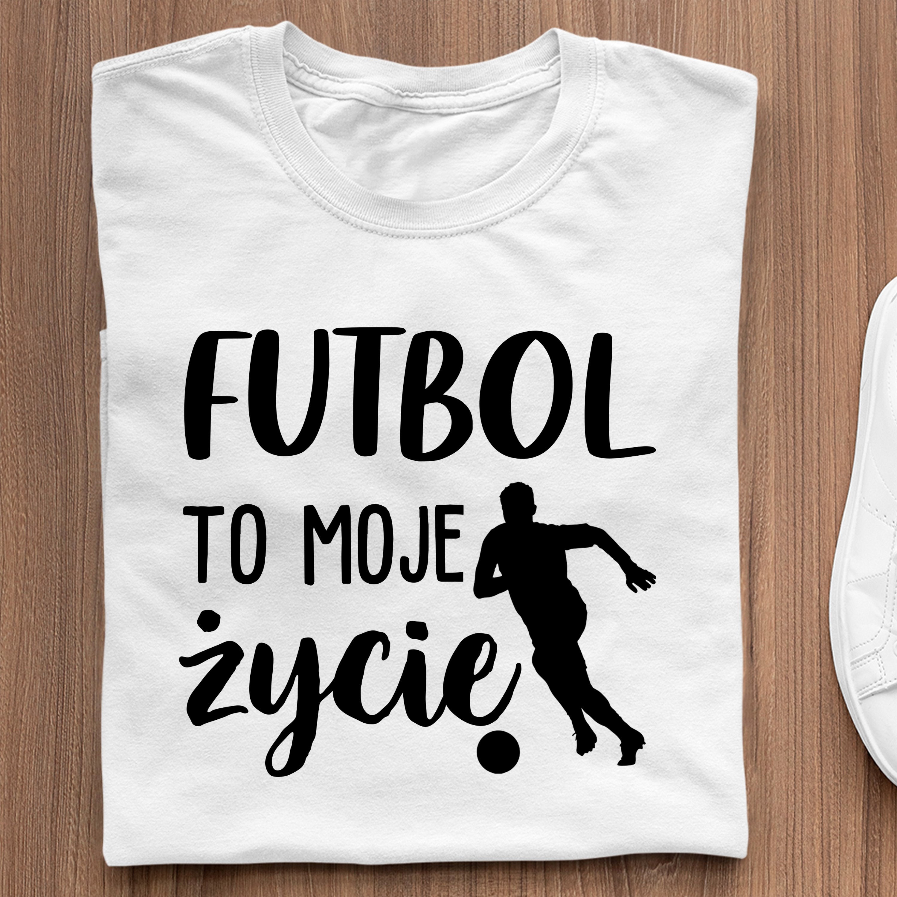 Koszulki Pilkarskie Meskie Koszulka Futbol to moje życie