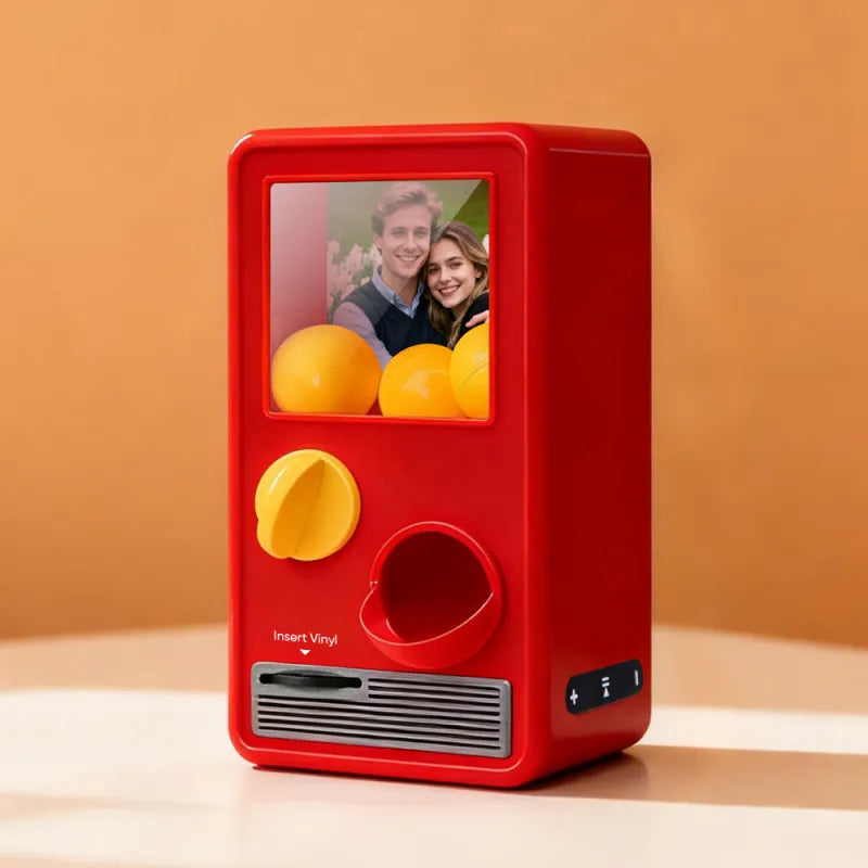 Personalized Music and Photo Music Gachapon Machine Custom Song Mini Record Box Anniversary Gift Christmas Gifts