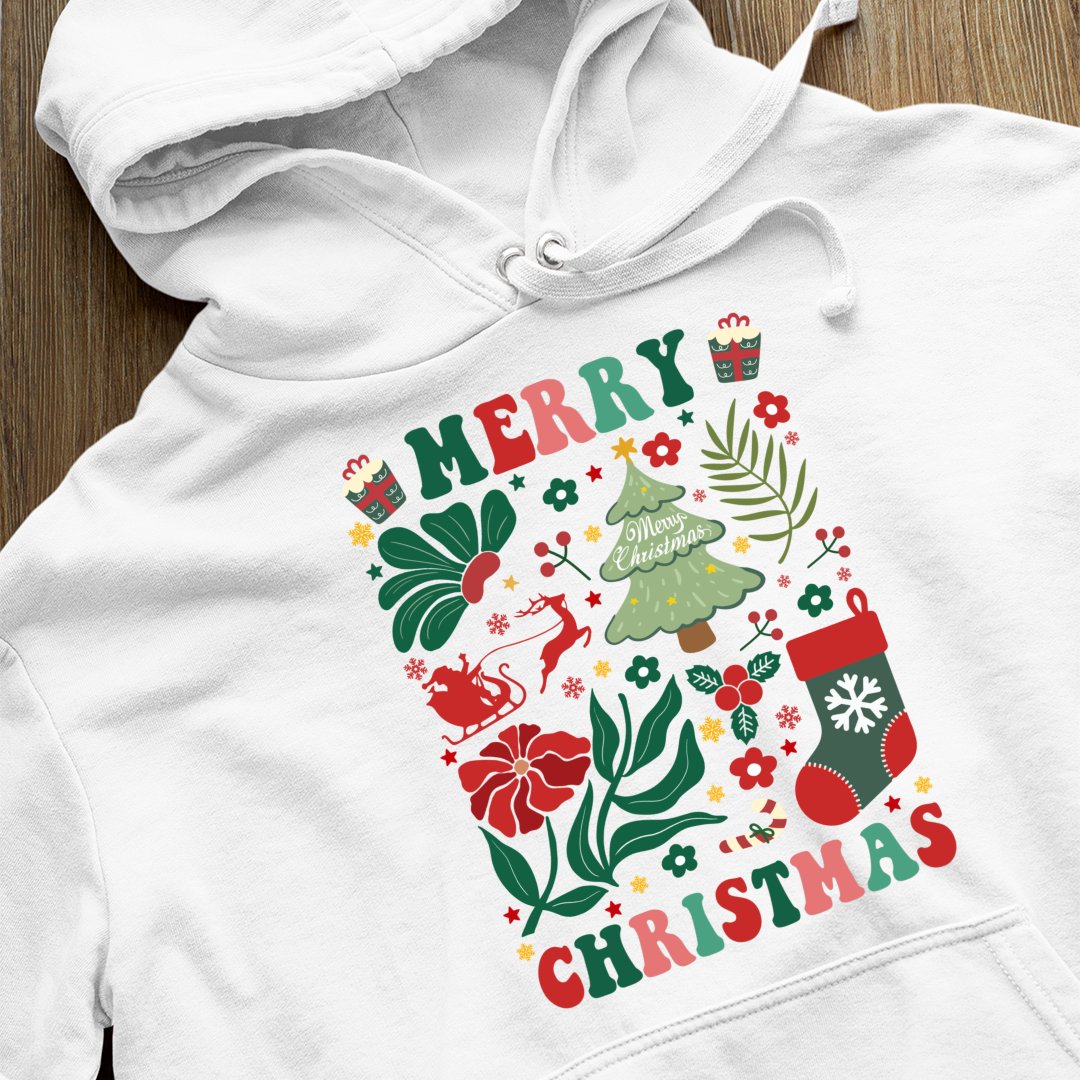 Bluza z kapturem Merry Christmas