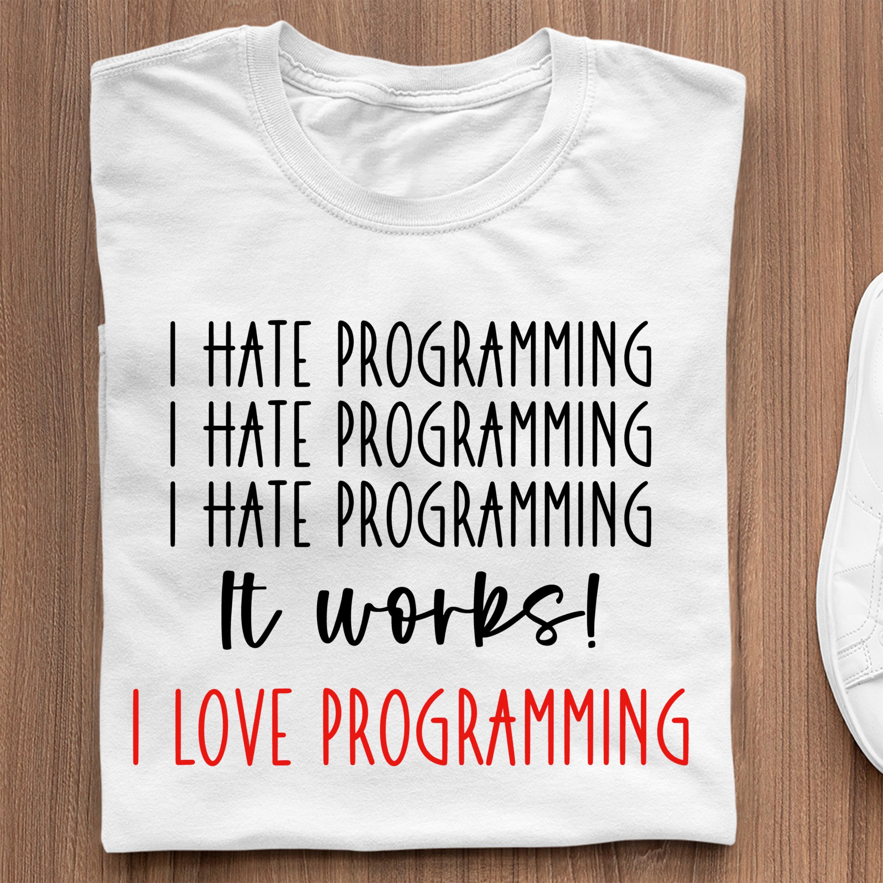 Prezent Dla Programisty Java Koszulka I Hate Programming