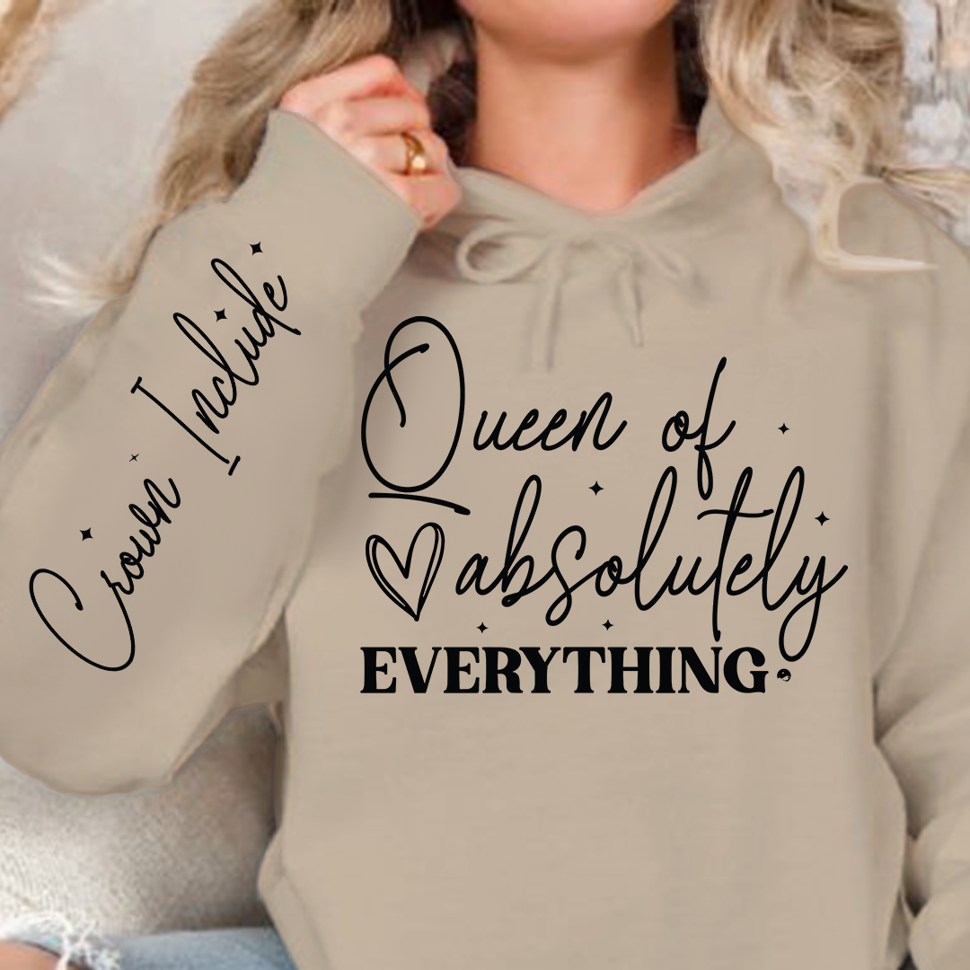 Bluza z kapturem Queen of absolutely everything