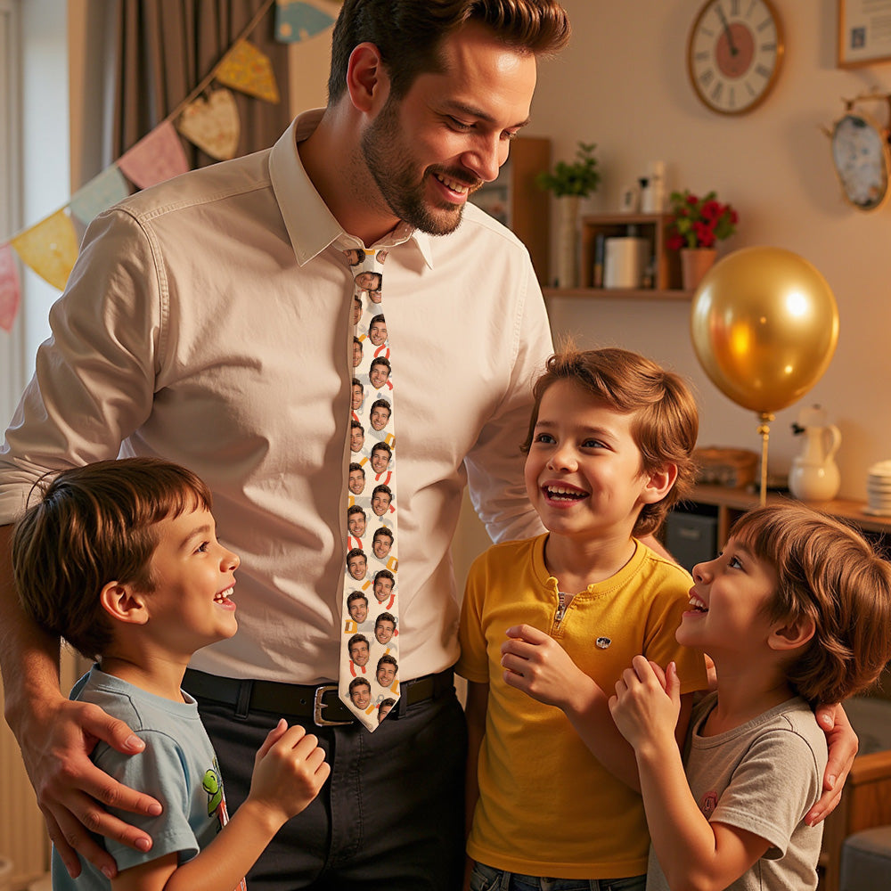 Krawat z narzędziami na Dzień Dziadka - prezent dla dziadka