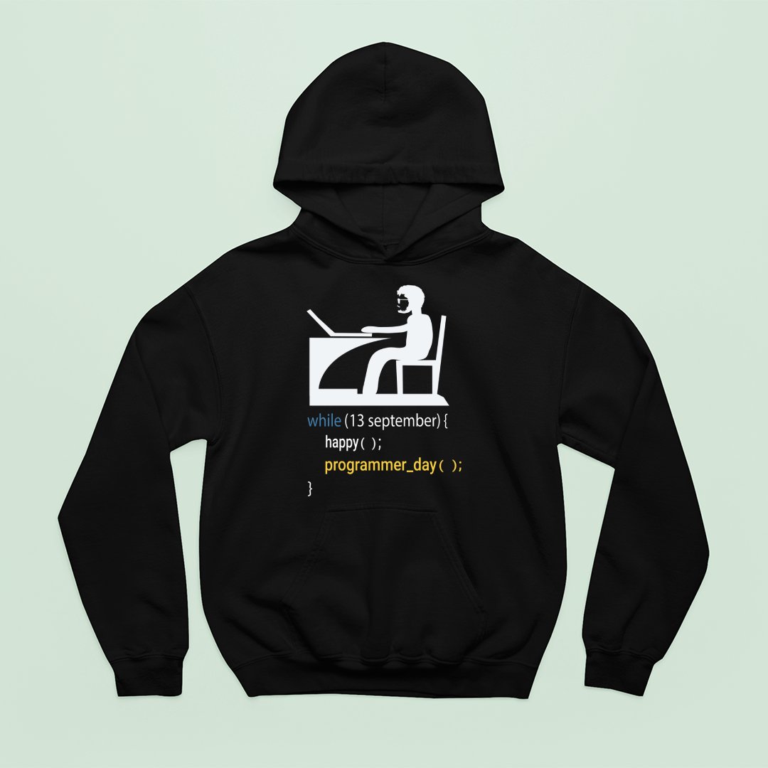 Bluza z kapturem Happy Programmer Day