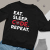 Prezent Programista Bluza Unisex Eat Sleep Code Repeat