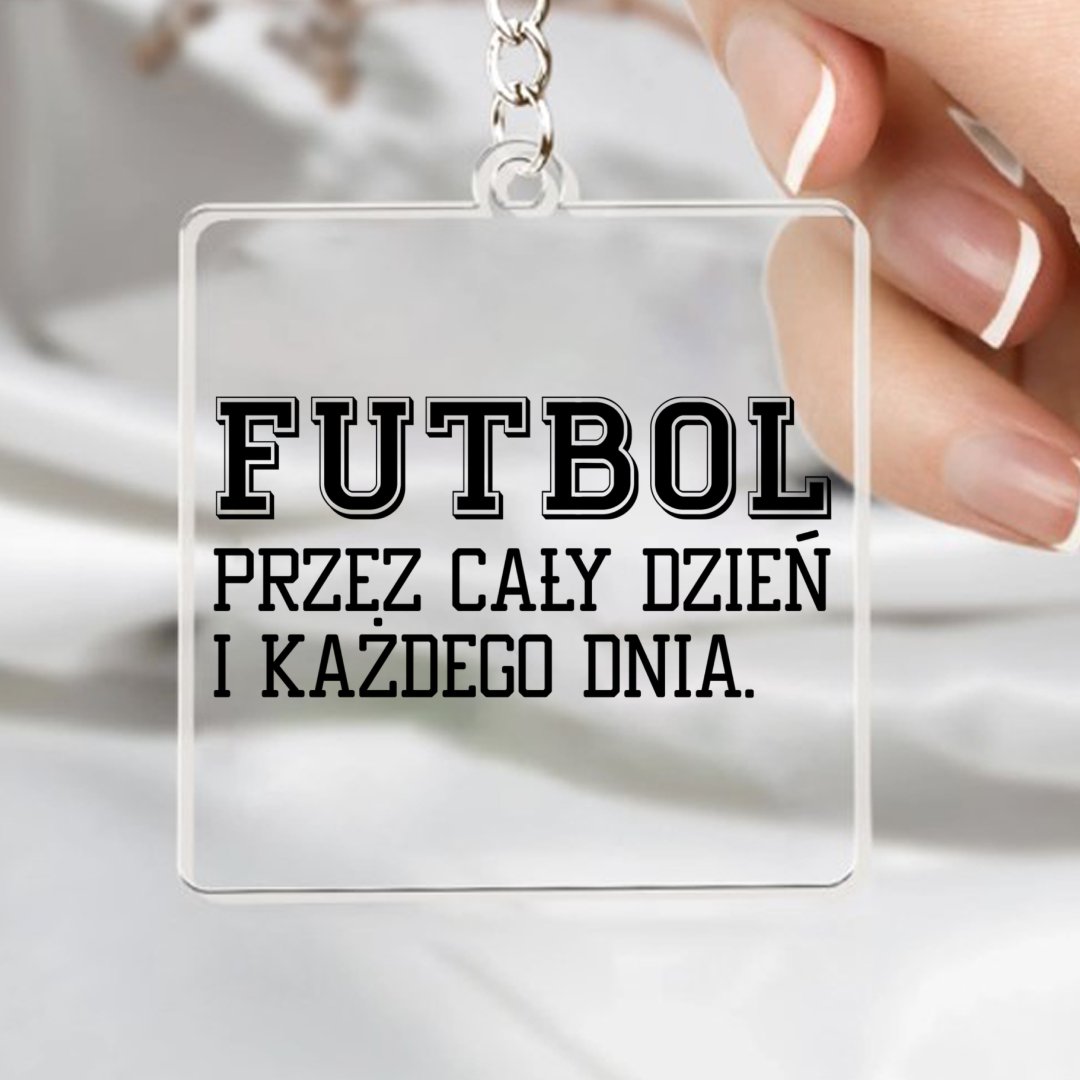 Breloczek Piłkarski Brelok Futbol przez cały dzień i każdego dnia