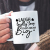 Filiżanki Z Nadrukiem Laugh Loudly Love Others Dream Big