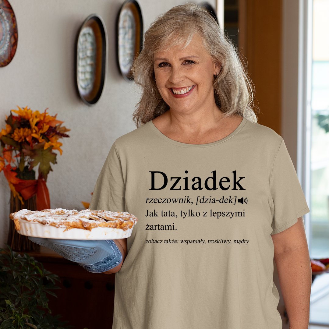 Koszulka Dziadek Rzeczownik, Dzia-dek