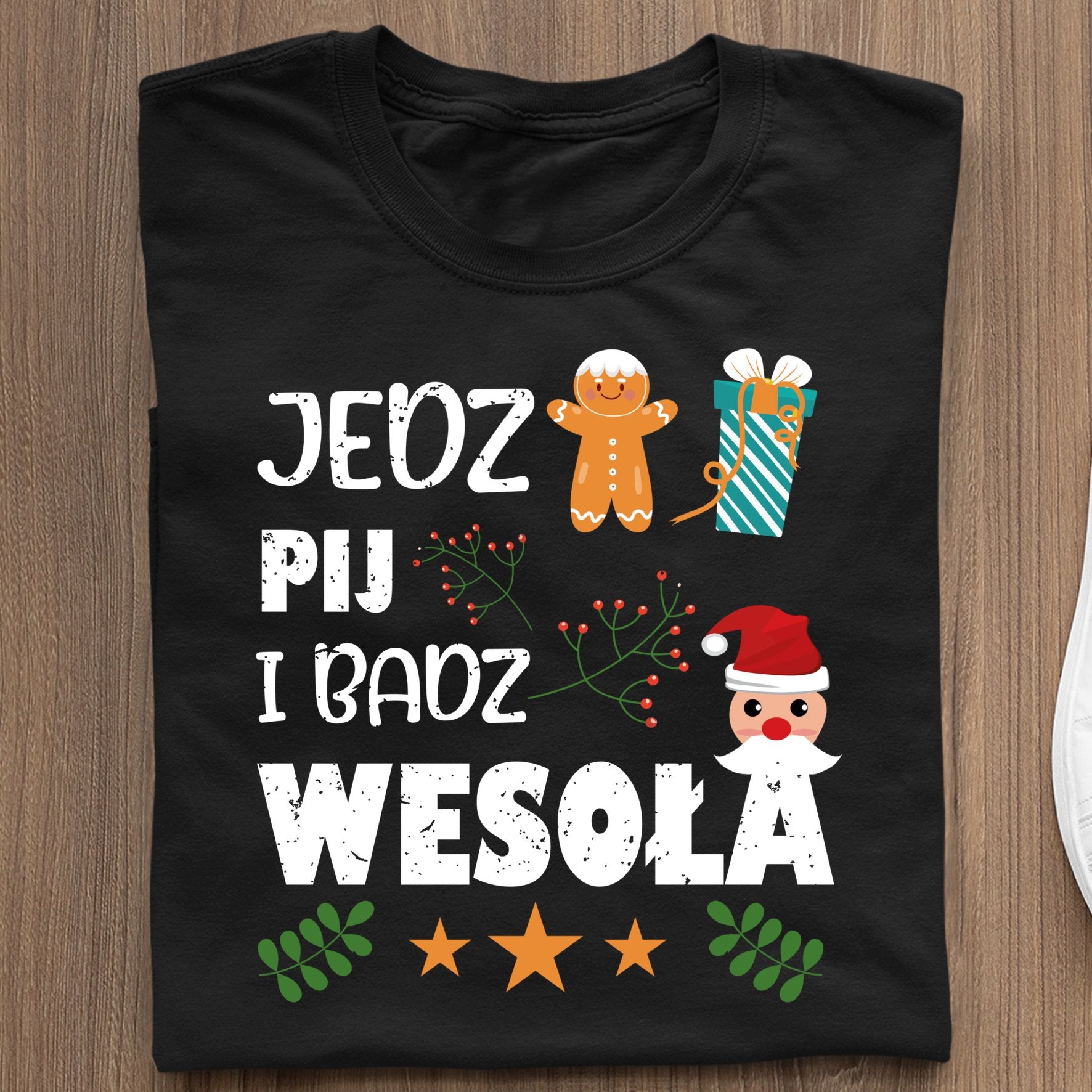 Koszulka Jedz, Pij I Bądź Wesoła