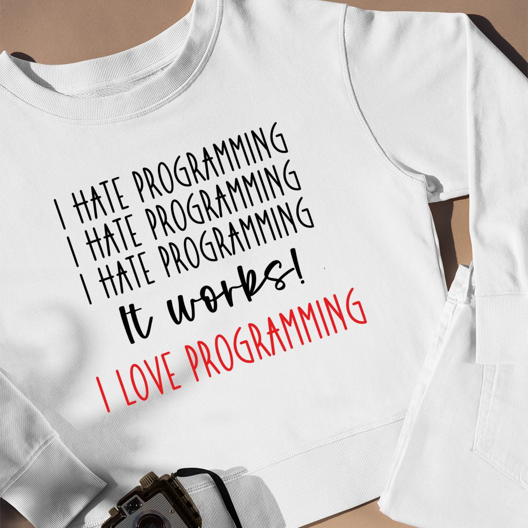 Prezent Dla Pracownika It Bluza Unisex I Hate Programming