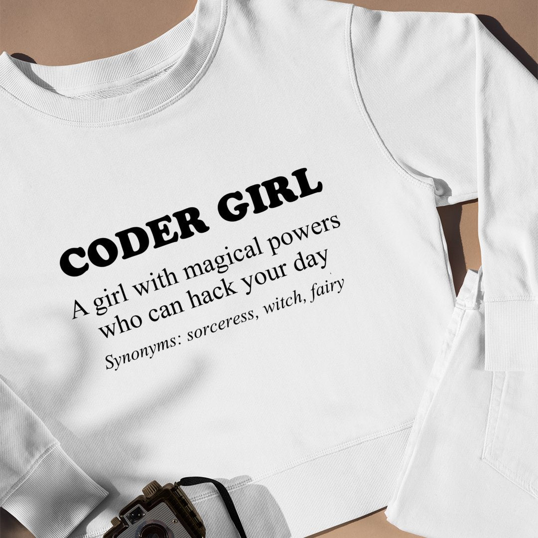 Prezent Dla Małego Programisty Bluza Unisex Coder Girl