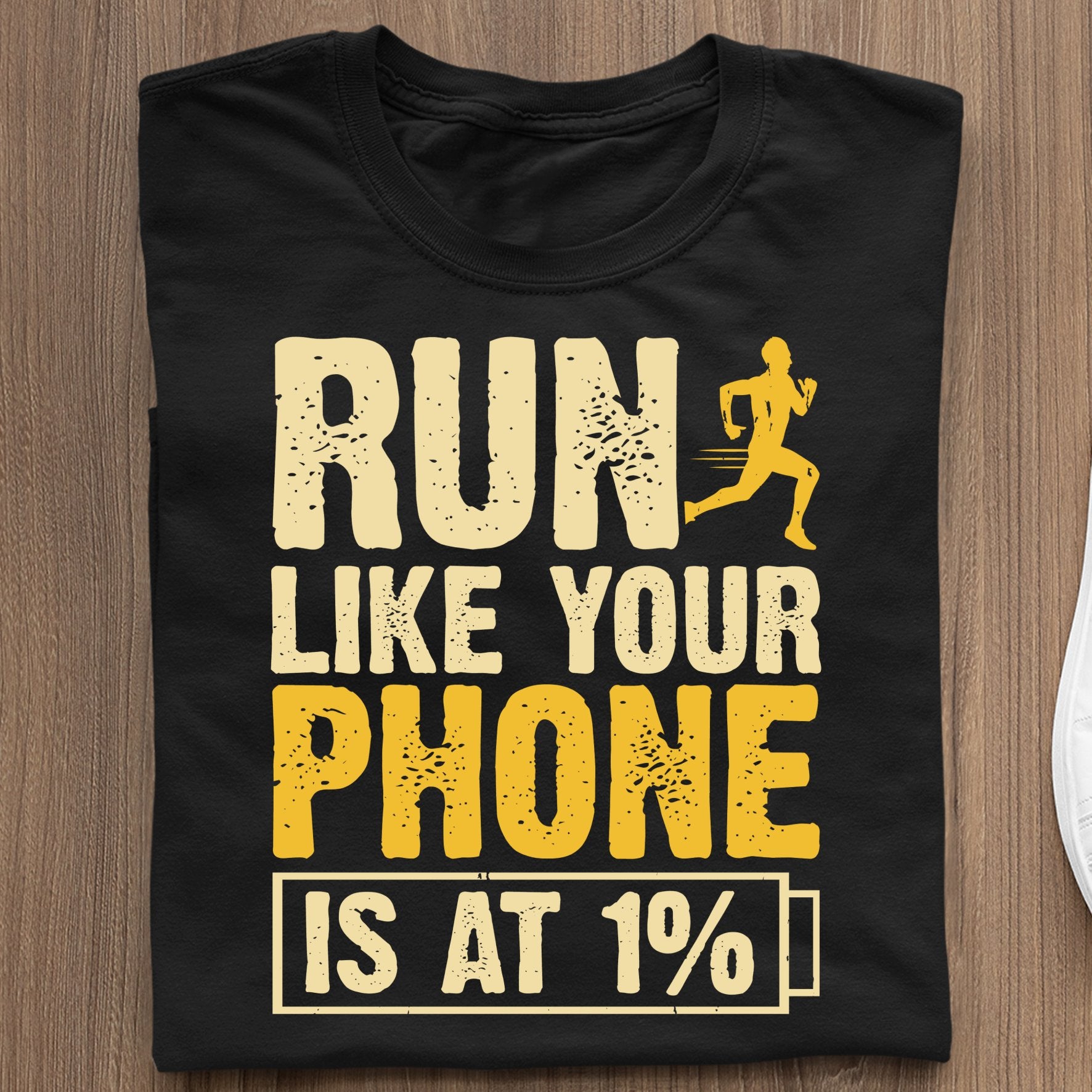 Koszulka Dla Biegacza  Run Like Your Phone