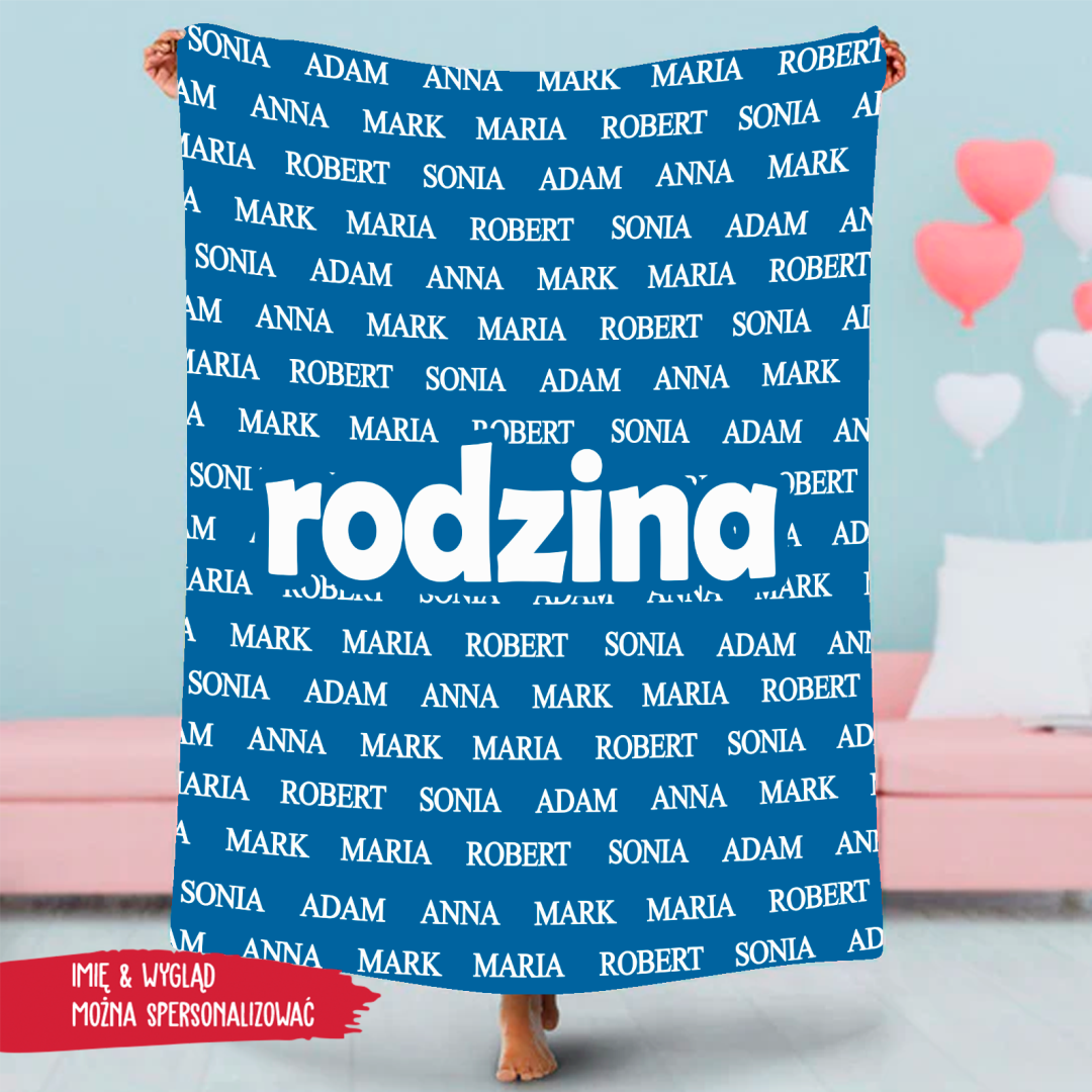 Koc Dla babci Rodzinne Ciepło