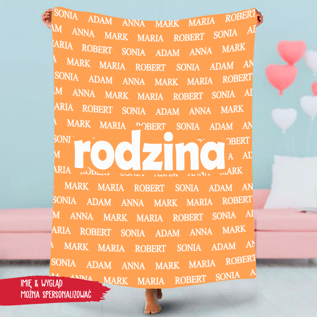 Koc Dla babci Rodzinne Ciepło