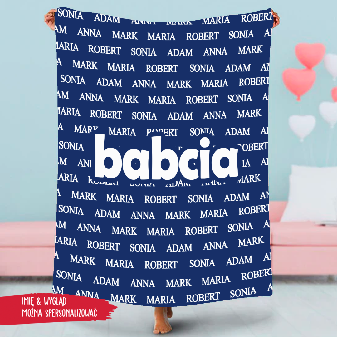 Koc Dla babci Rodzinne Ciepło