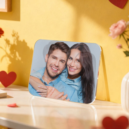 Personalizowana figurka z efektem 3D na prezent dla pary, rocznica 6-8 cali
