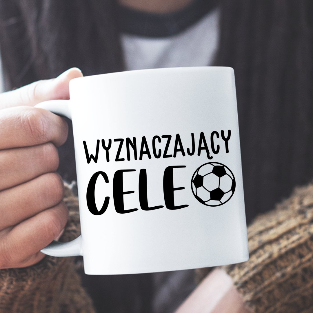 Prezenty Dla Fanów Piłki Nożnej Kubek Wyznaczający cele