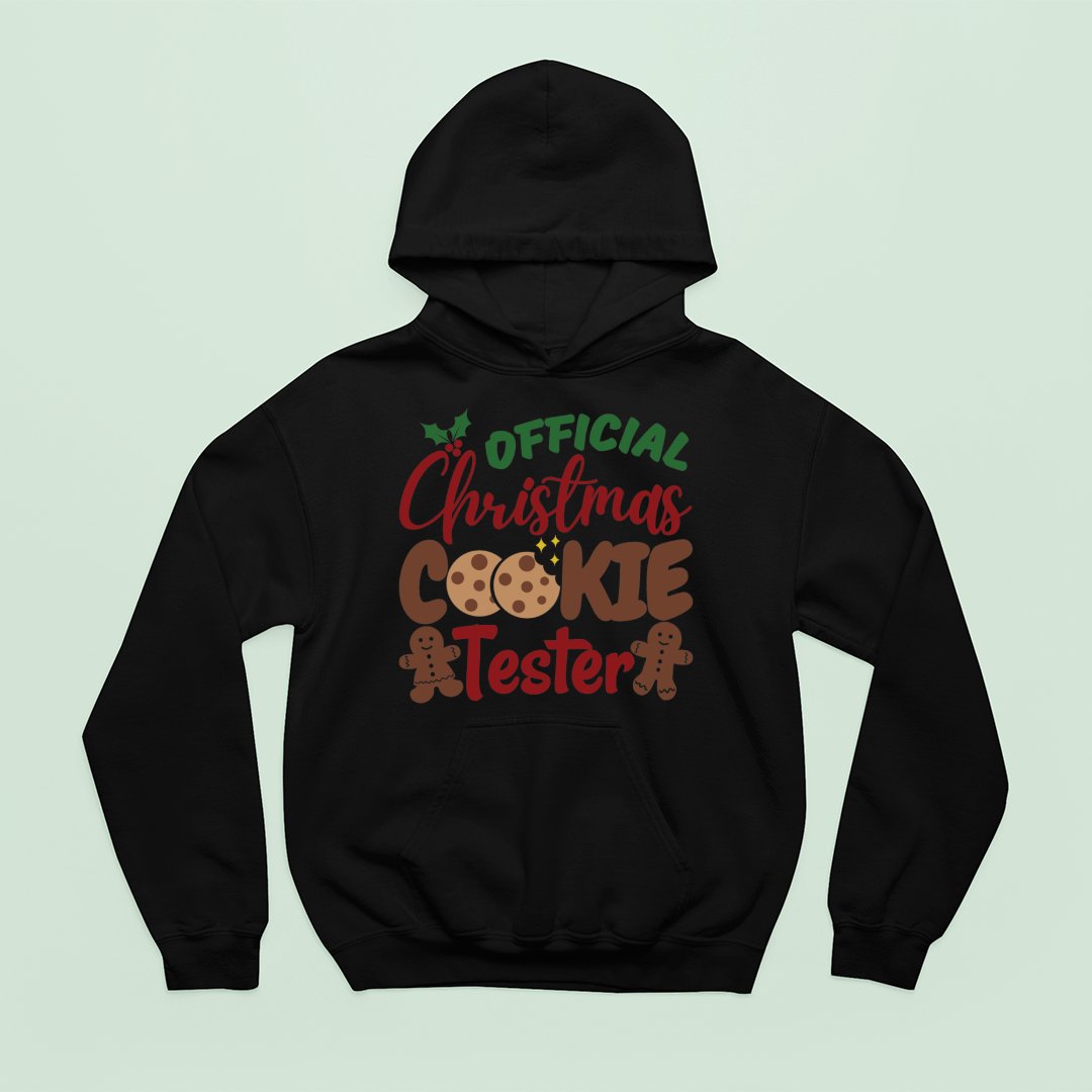 Bluza z kapturem Official Christmas Cookie Tester