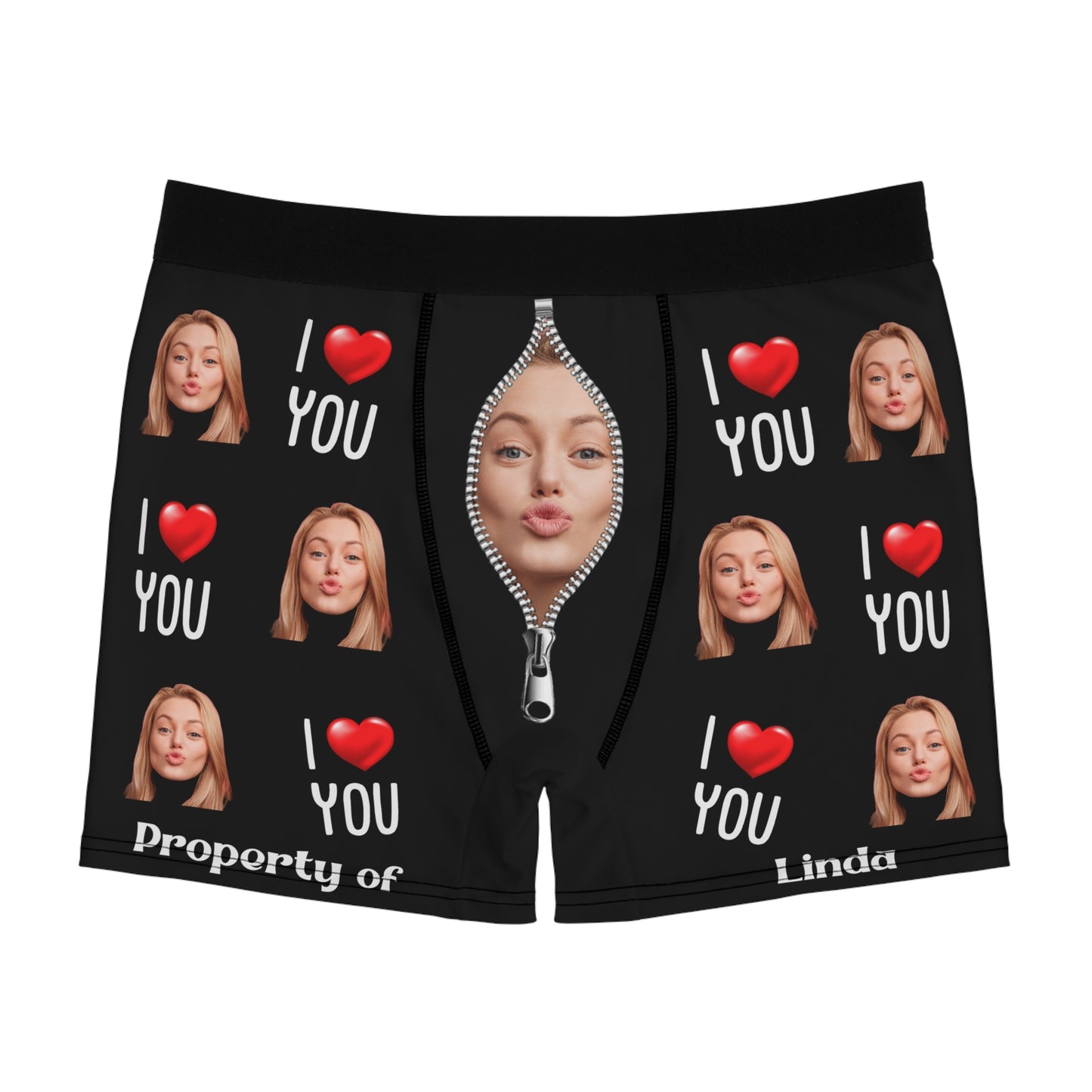 Bokserki Meskie Ze Zdjeciem Dziewczyny I love you