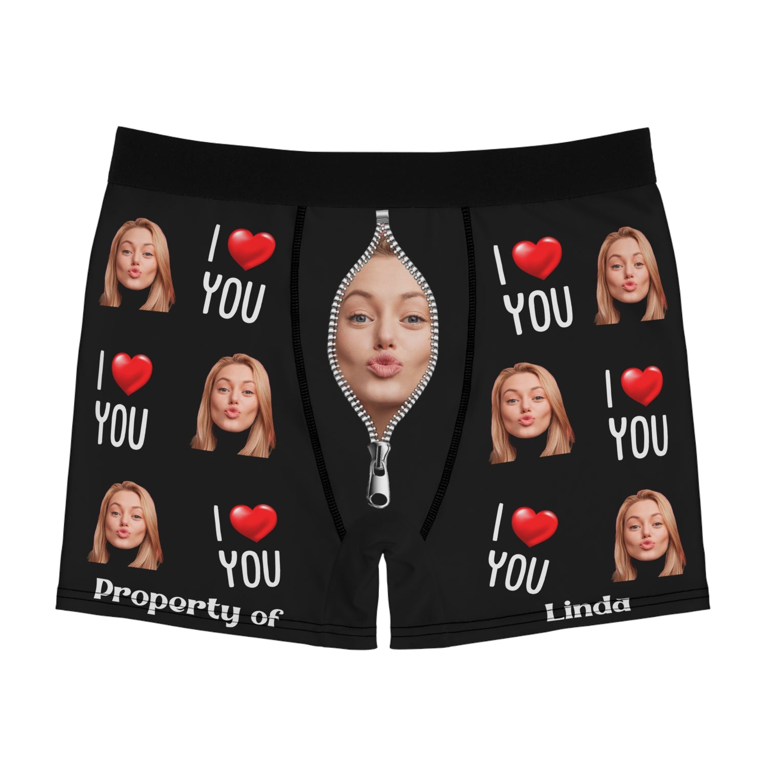 Bokserki Meskie Ze Zdjeciem Dziewczyny I love you