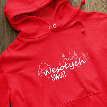 Bluza z kapturem Wesołych Świąt