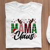 Koszulka Mama Claus Christmas Pattern Design