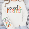 Biała Bluza Damska I'm not perfect