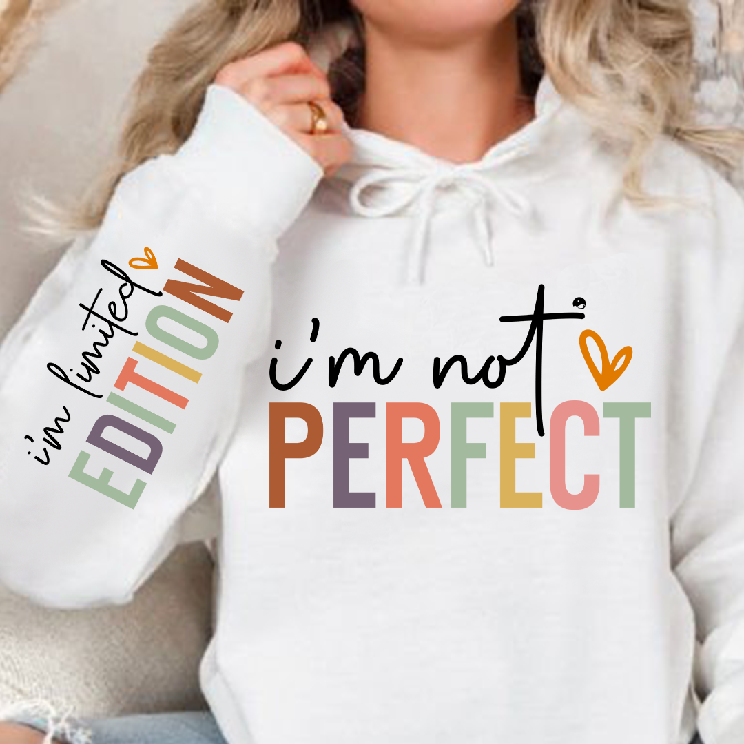 Bluza z kapturem I'm not perfect 