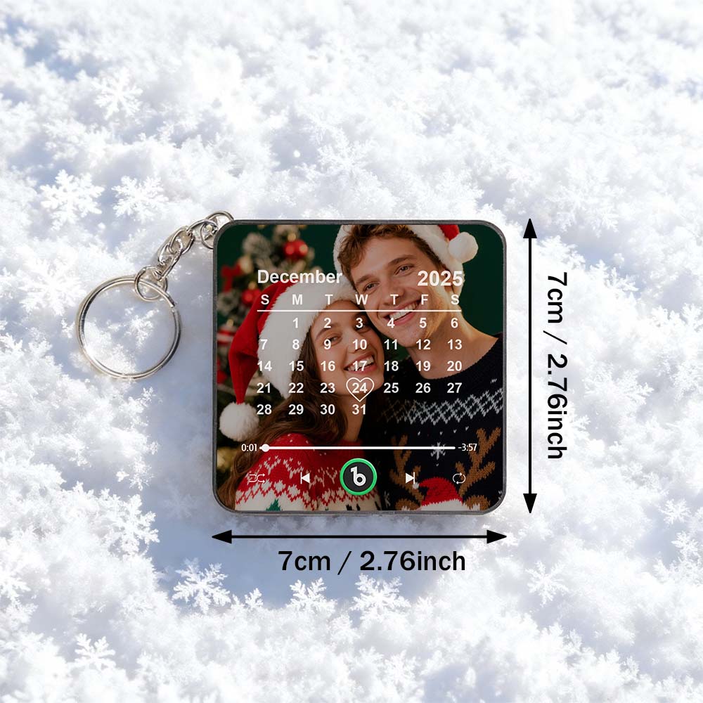 Muzyczny Magnes Z Personalizowanym Kalendarzem