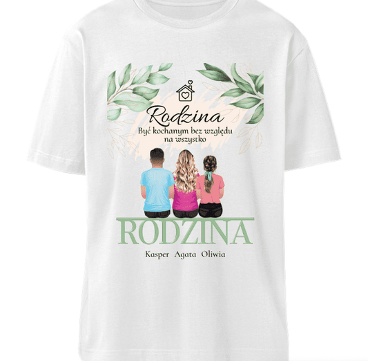 Koszulka z nadrukiem dla rodziny
