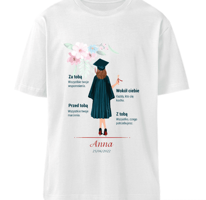 Spersonalizowany prezent na Zakończenie studiów - T-shirt