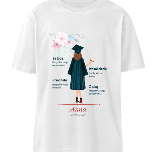 Spersonalizowany prezent na Zakończenie studiów - T-shirt