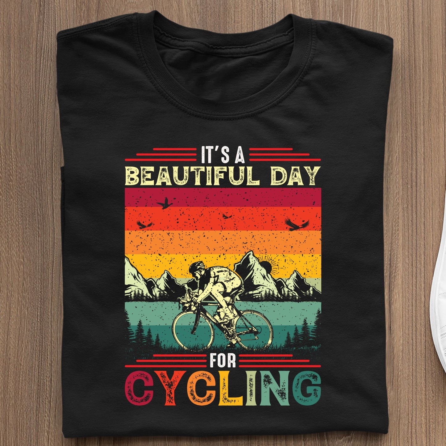 Koszulki Rowerowe Śmieszne It's A Beautiful Day For Cycling