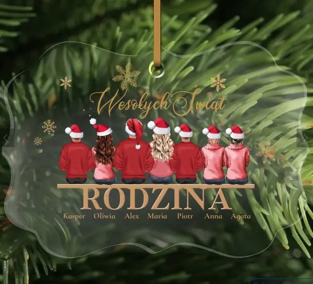 Ozdoba choinkowa dla całej rodziny - najlepsza pamiątka