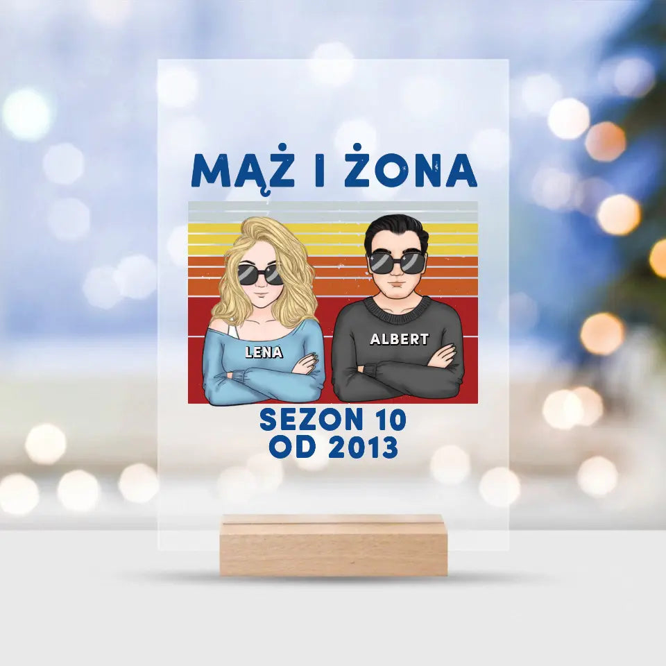 Mąż i Żona. Retro