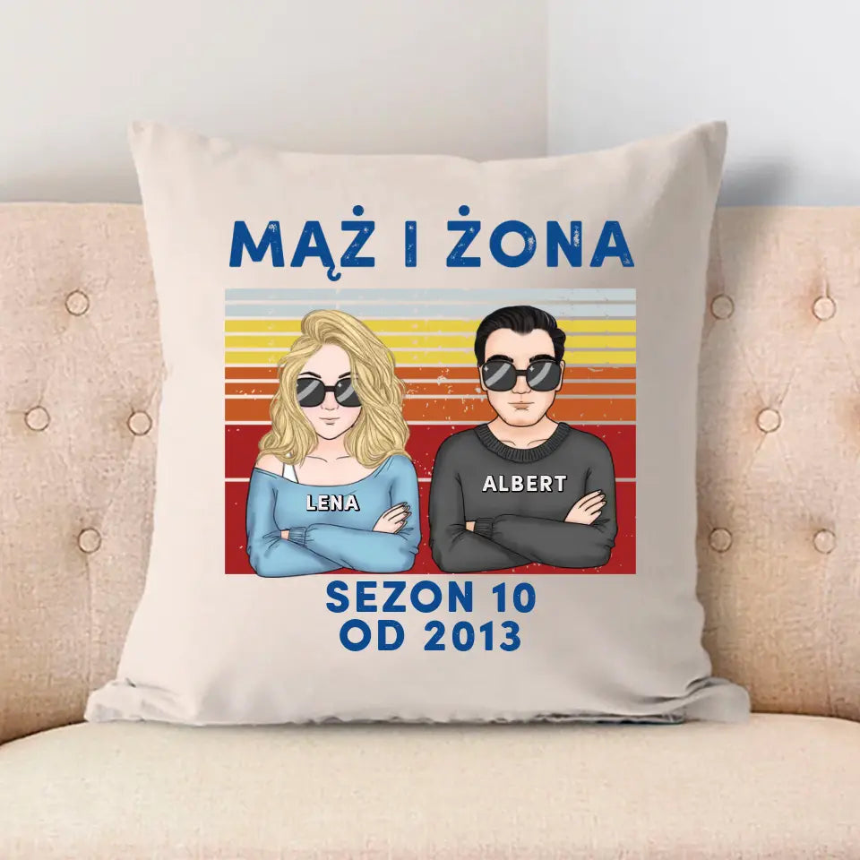 Mąż i Żona. Retro