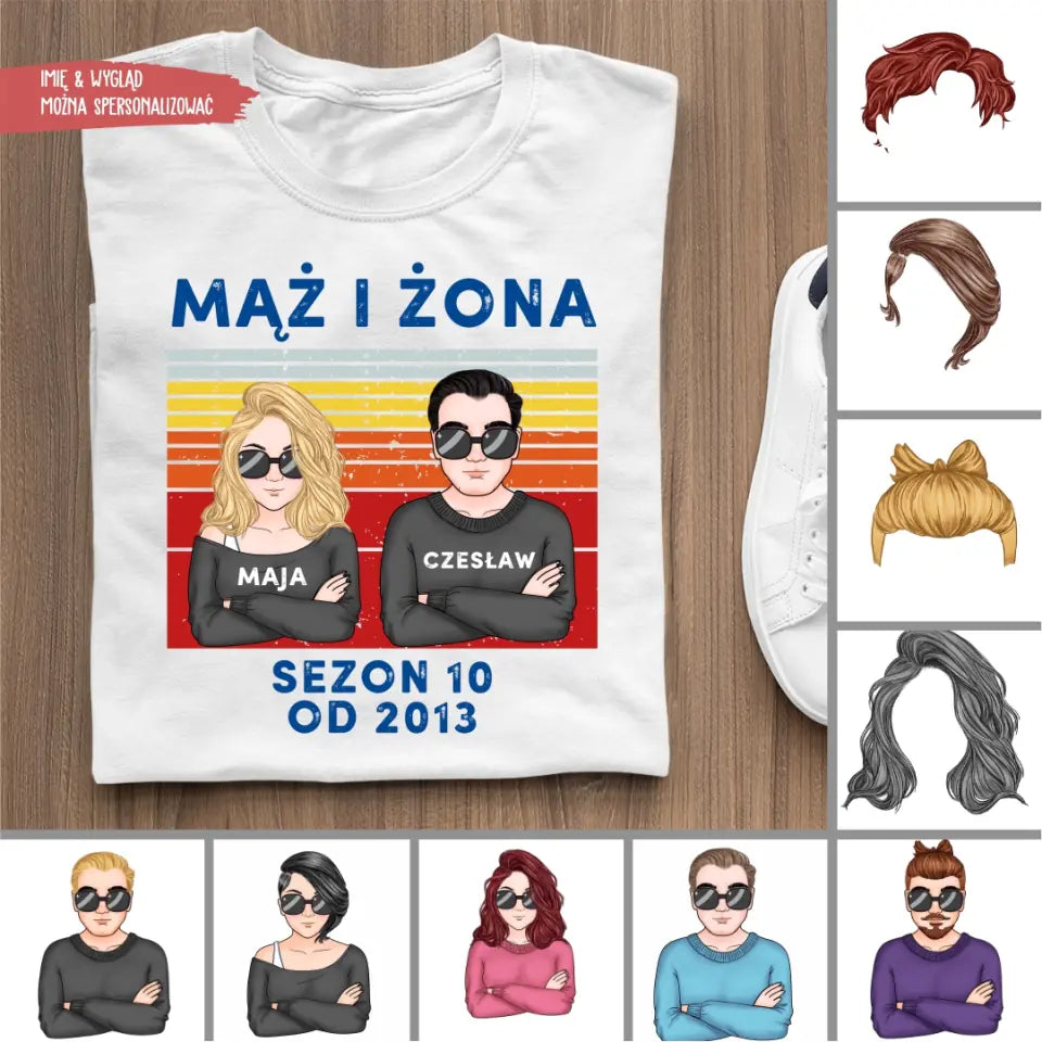 Mąż i Żona. Retro