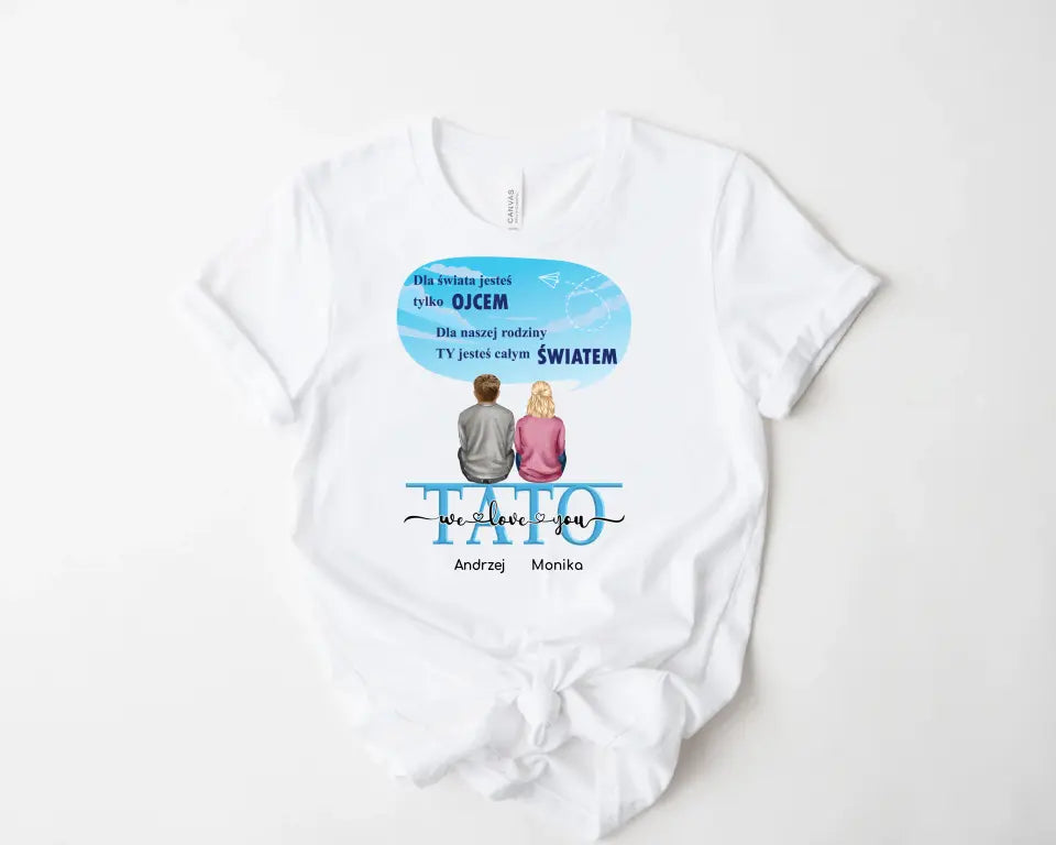 Spersonalizowany prezent na Dzień Ojca - T-shirt