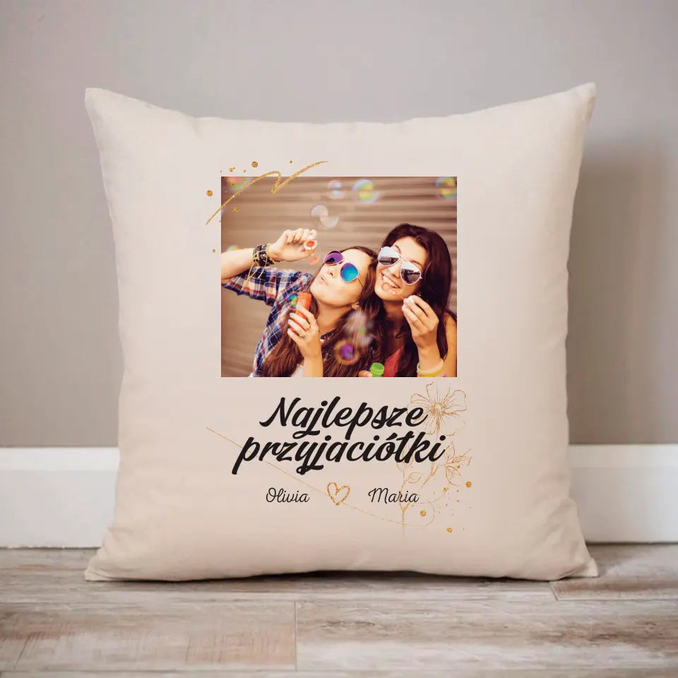 Najlepsze przyjaciółki - T-Shirt z własnym zdjęciem