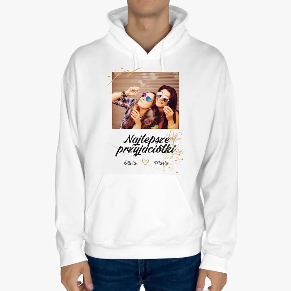 Najlepsze przyjaciółki - T-Shirt z własnym zdjęciem