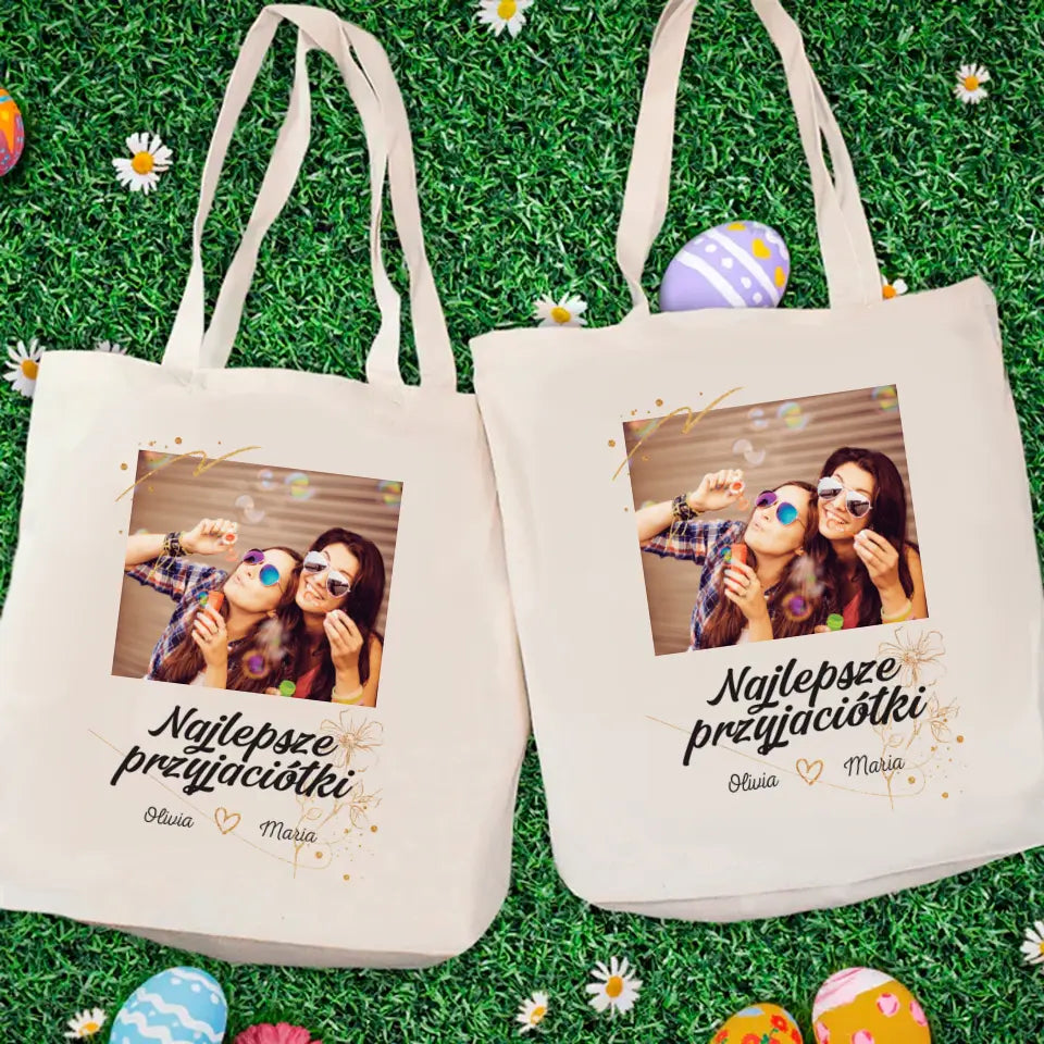 Najlepsze przyjaciółki - T-Shirt z własnym zdjęciem