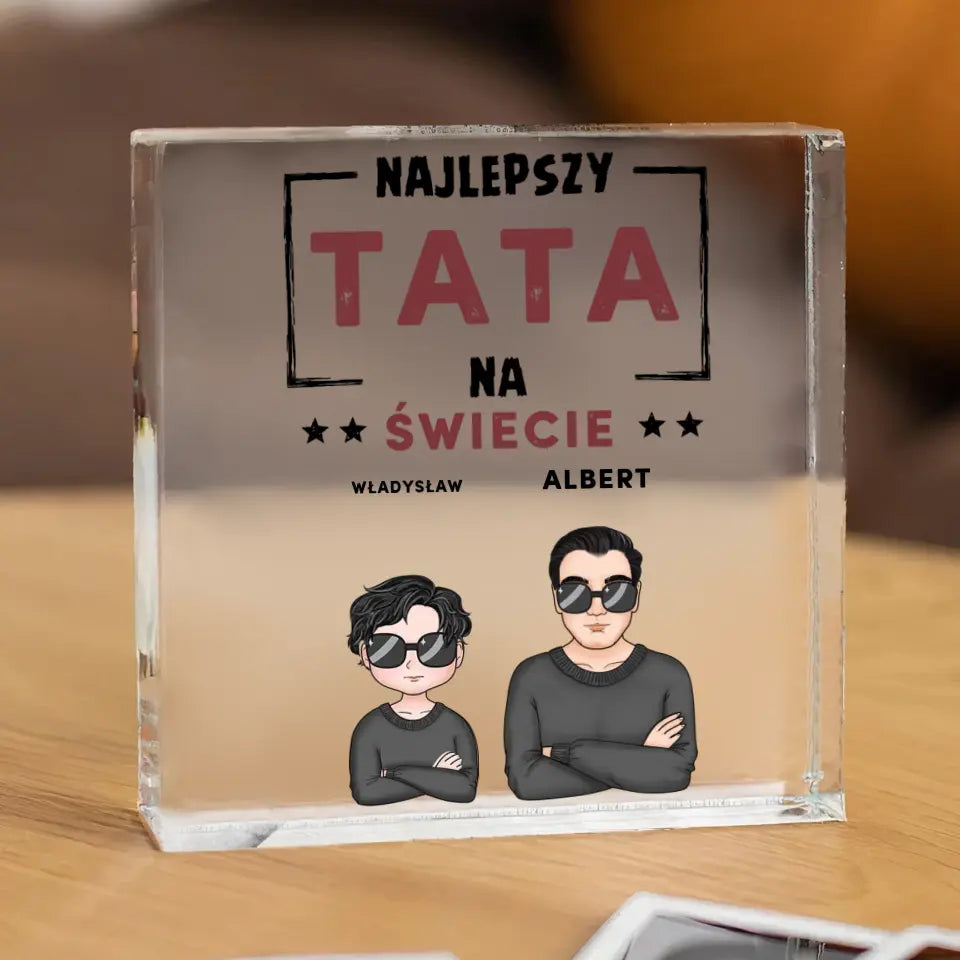 Szkło akrylowe - Najlepszy tata