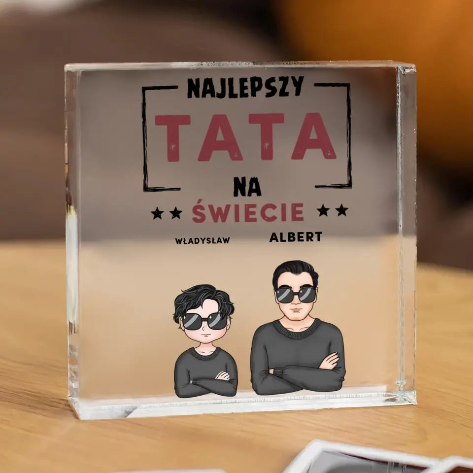 Szkło akrylowe - Najlepszy tata