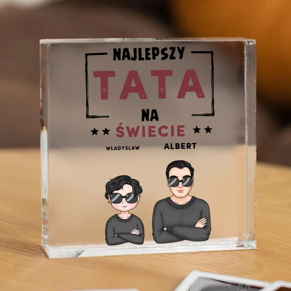 Szkło akrylowe - Najlepszy tata