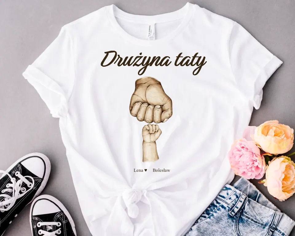 Szkło akrylowe - Drużyna taty