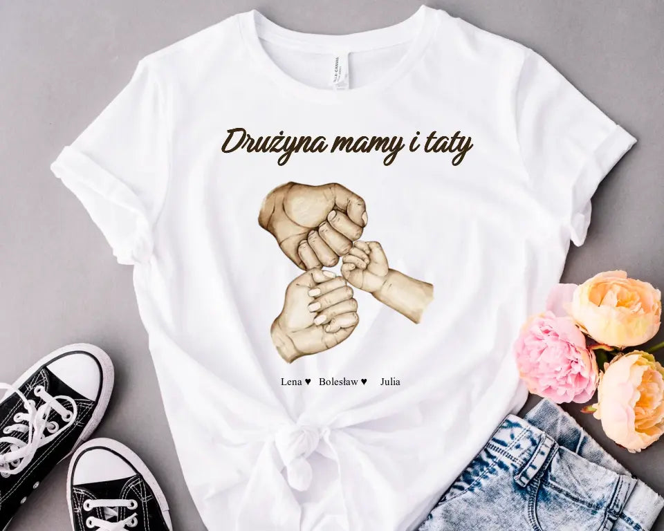 Szkło akrylowe - Drużyna mamy i taty