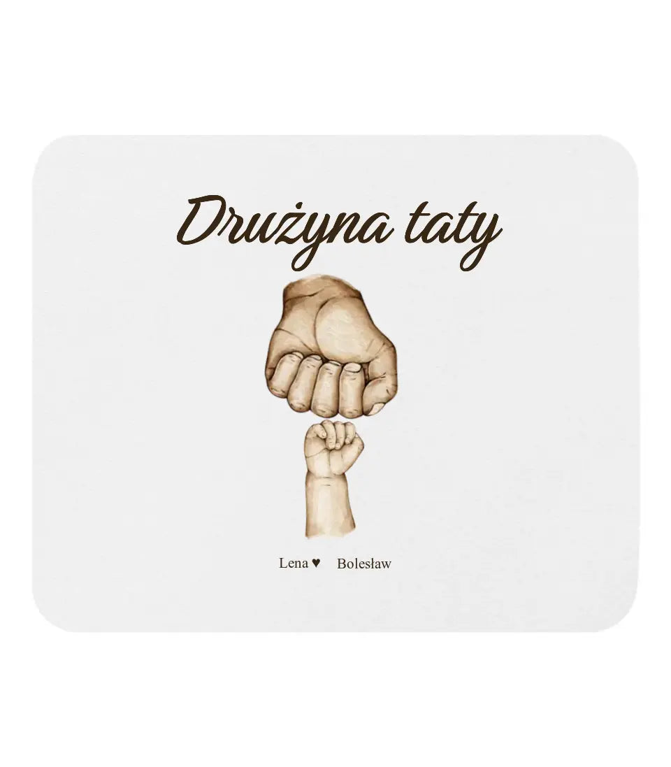 Szkło akrylowe - Drużyna taty