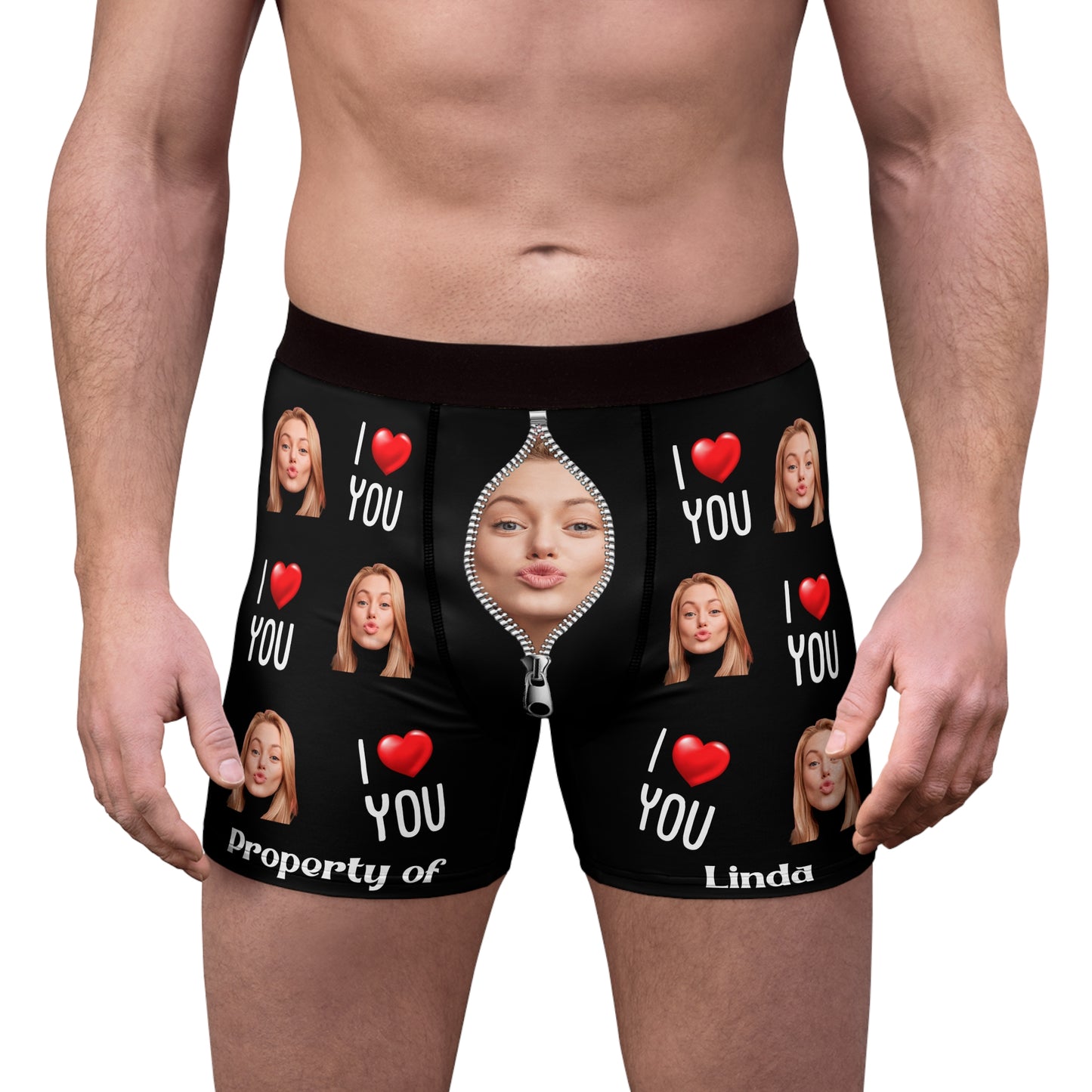 Męskie Bokserki - I love you