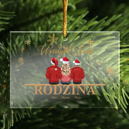Ozdoba choinkowa dla całej rodziny - najlepsza pamiątka